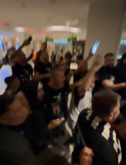 GRMELO JE Navijači dočekali igrače Partizana u hotelu - usledila je totalna ludnica (VIDEO)