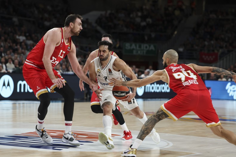 CRVENO-BELI GAZE REDOM Olimpijakos pobedio Real u derbiju kola Evrolige