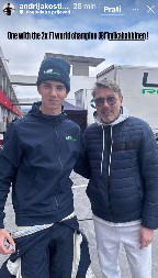 VELIKA ČAST ZA ANDRIJU KOSTIĆA Legenda formule 1 Mika Hakinen podržao srpsko čudo od deteta