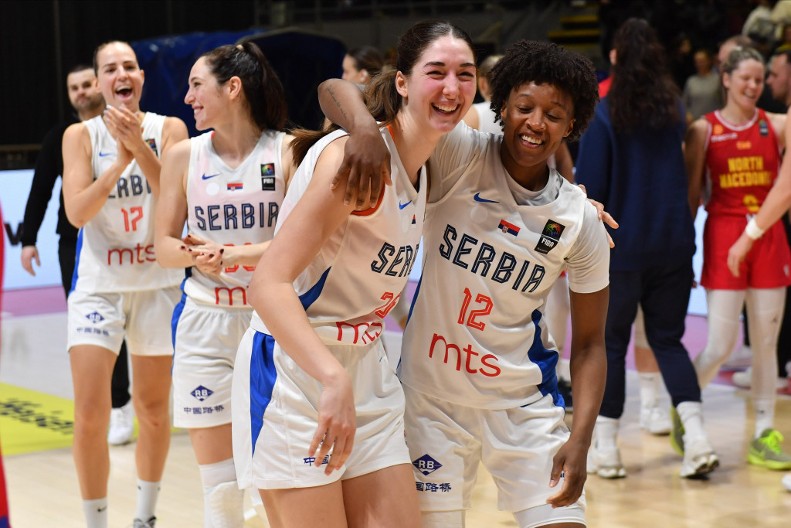 SA "PLUS 45" DO ŠAMPIONATA EVROPE Košarkašice deklasirale Makedoniju i overile vizu za Evropsko prvenstvo