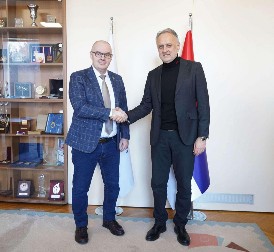 Ministar sporta Zoran Gajić primio predsednika ŠS Srbije Andriju Jorgića