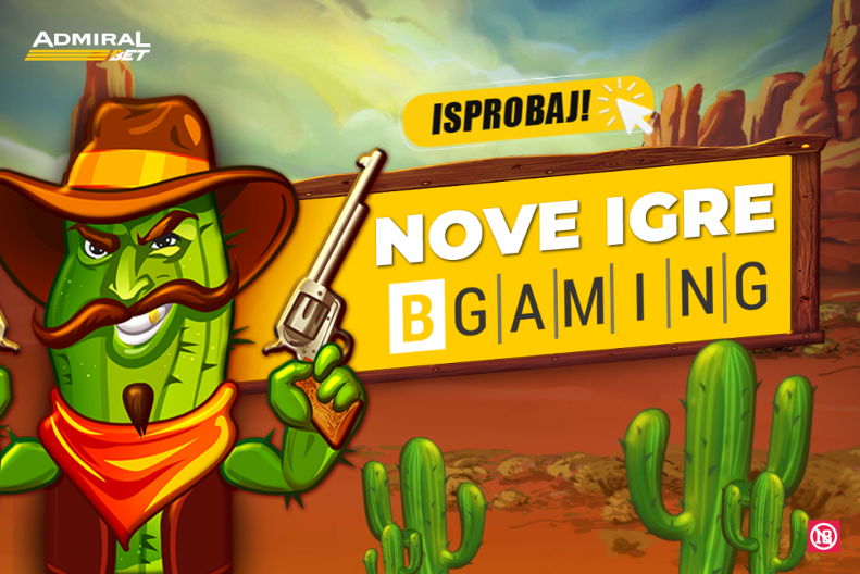 BGAMING SLOTOVI SU STIGLI U ADMIRALBET – DOBRODOŠLI U SVET INOVACIJE!  Još jedno moćno pojačanje u AdmiralBet slot ponudi!
