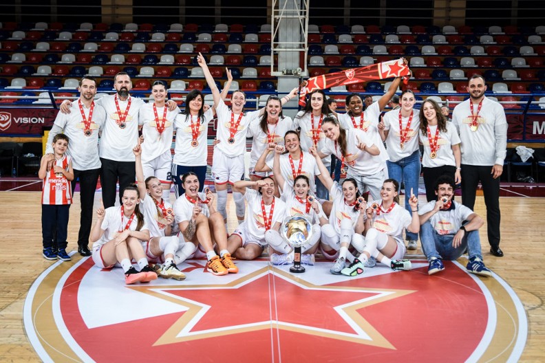 Košarkašice Crvene zvezde nove šampionke Srbije
