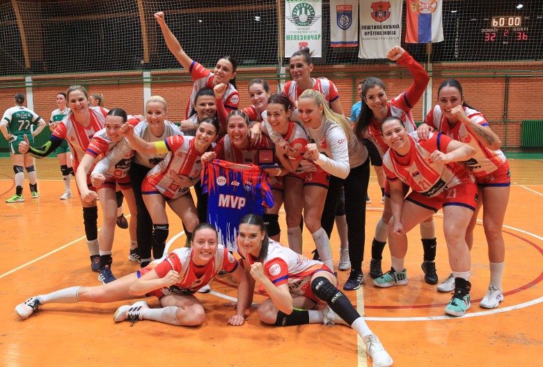Rukometašice Crvene zvezde ubedljivo pobedile Jagodinu i odbranile trofej Kupa Srbije