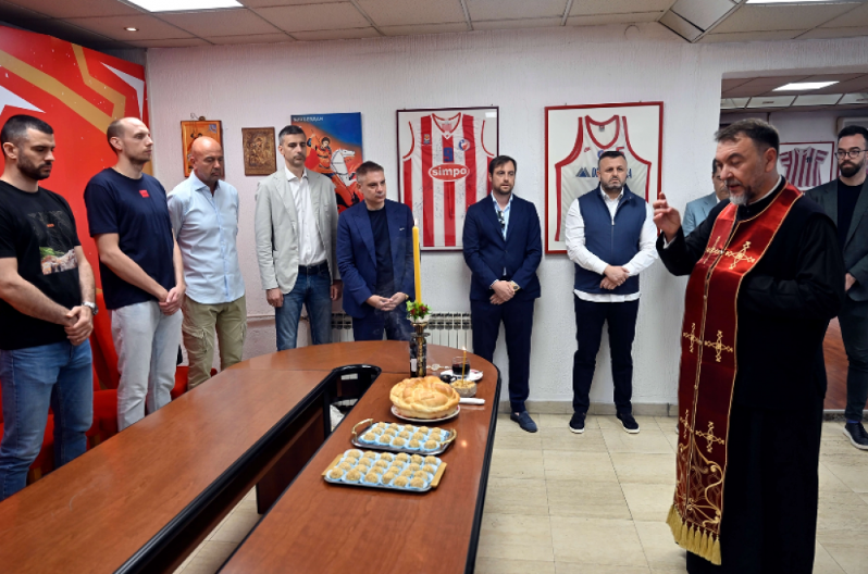 Košarkaški klub Crvena zvezda proslavio krsnu slavu Đurđevdan