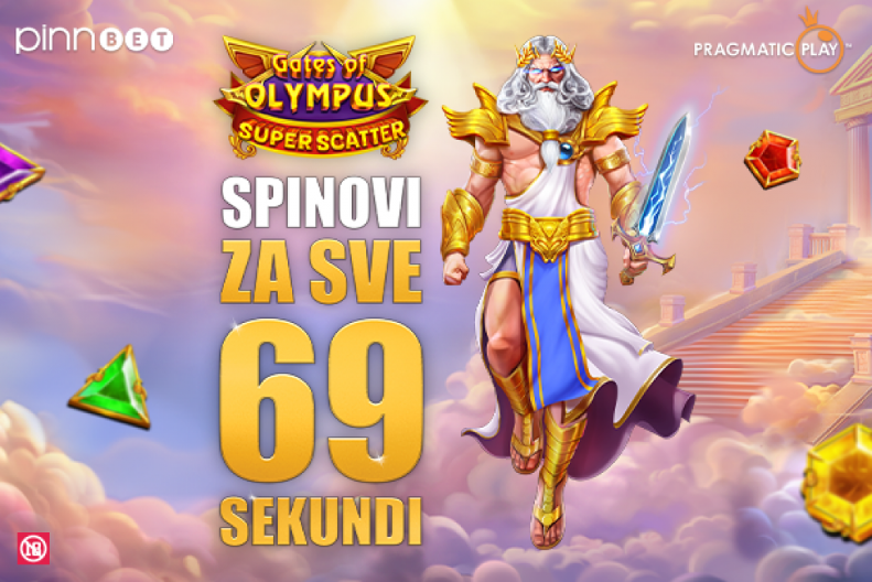 69 SEKUNDI BESPLATNIH SPINOVA – PRIDRUŽITE SE ZABAVI!