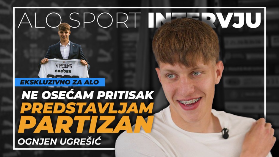 PARTIZANOVO ZLATO Ognjen Ugrešić za Alo! otkrio o čemu sanja i koliko mu znači crno-beli dres