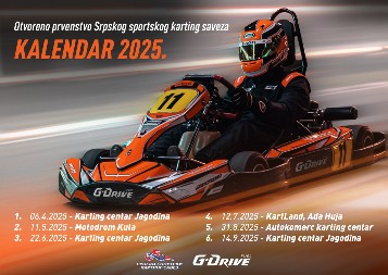 G-DRIVE KARTING ŠAMPIONAT SE NASTAVLJA Treći trkački vikend Otvorenog karting šampionata u Jagodini