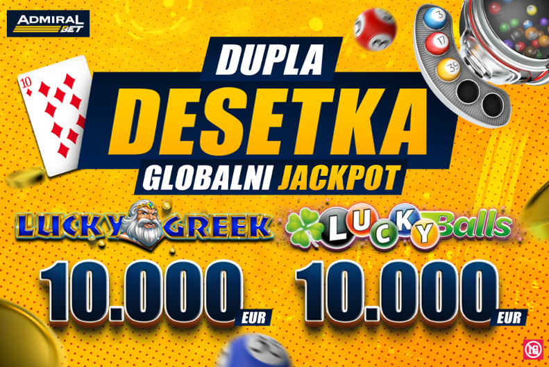 SREĆA DOLAZI U PARU – NOVI DŽEKPOT NA OMILJENIM VIRTUALIMA  Dvostruka šansa, brutalna isplata i dva puta do sreće!