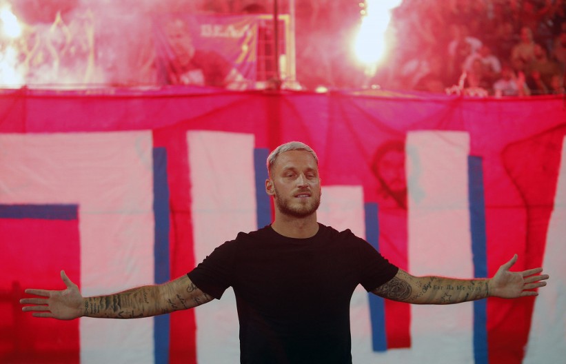 KUVA SE OKO TADIĆA Arnautović sreo bivšeg kapitena Srbije, da li je tema bio transfer u Zvezdu? (FOTO)