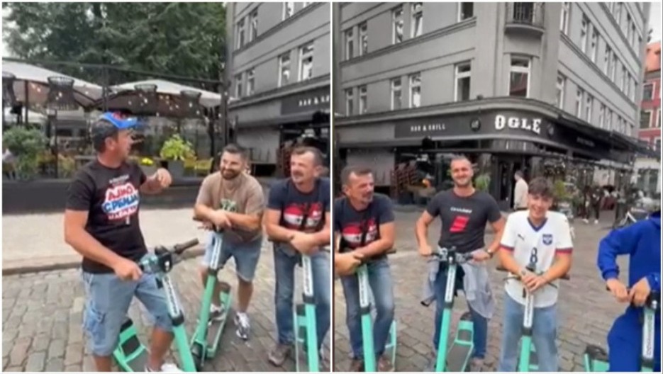 IMAJU PORUKU ZA ČITAVU NACIJU Srbi iz Beča okupirali Rigu, evo šta kažu o "orlovima" i Evrobasketu (VIDEO)