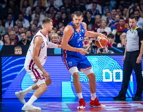 MA MOŽE SRBIJA I BEZ BOGDANOVIĆA Nestvarni Jokić pokazao surovu dominaciju i ugasio snove Letoncima u paklu Rige