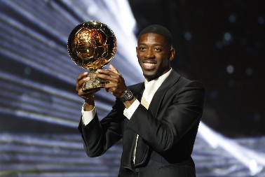 DEMBELE OSVOJIO ZLATNU LOPTU Francuz proglašen za najboljeg fudbalera na svetu