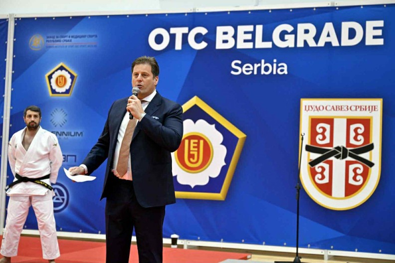 Stojan Vujko, potpredsednik Džudo saveza Srbije, svečano otvorio OTC u Beogradu