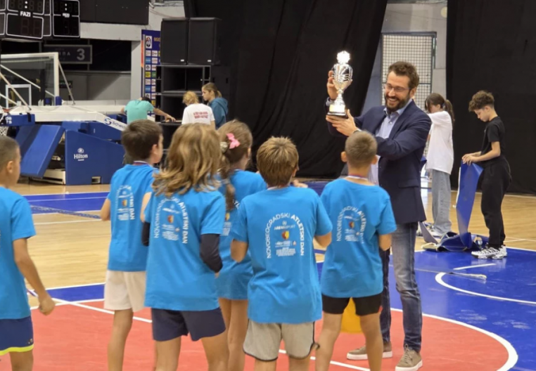 SPEKTAKL NA NOVOM BEOGRADU Direktor Arena Channels Group Nebojša Žugić: Neka i druge društveno odgovorne kompanije slede naš primer kako bi sport bio dostupan svima