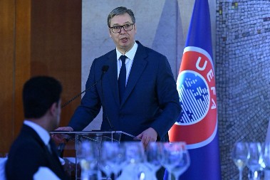 "OČEKUJEM IH NA FAJNAL-FORU" Vučić o Zvezdi i Partizanu: Kad uračunate koliko im je niži porez ovde nego u Španiji i Grčkoj, imaju budžete na nivou prvih pet ekipa Evrolige