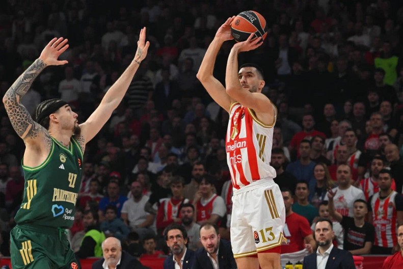 ZVEZDA DOMINIRA I U OVOM SEGMENTU Crveno-beli u vrhu Evrolige po još jednom parametru, evo gde se nalazi Partizan