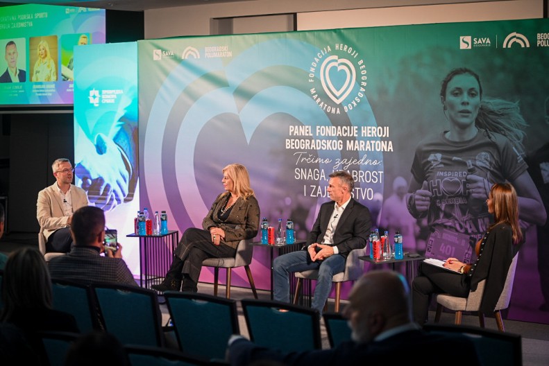 Trčimo zajedno: Snaga, hrabrost i zajedništvo: Panel diskusija o sportu i zdravlju održana u Beogradu