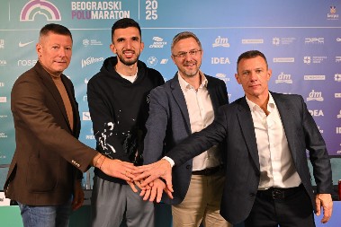 BEOGRAD JE PONOVO CENTAR TRKAČKOG SVETA Sve je spremno za šesti polumaraton: Habuš, Bibć i Branković najavili spektakl