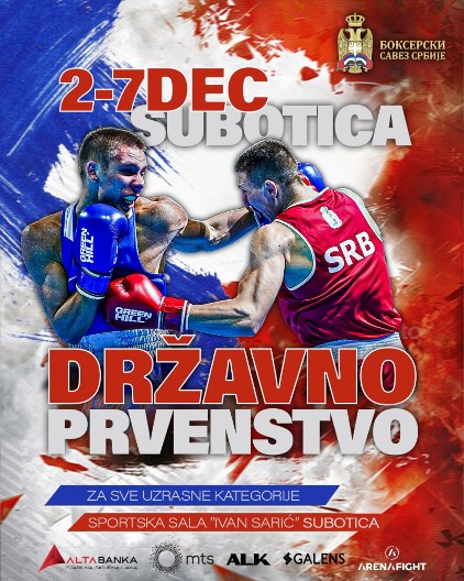 Subotica u znaku Pojedinačnog prvenstva Srbije u boksu 2025.