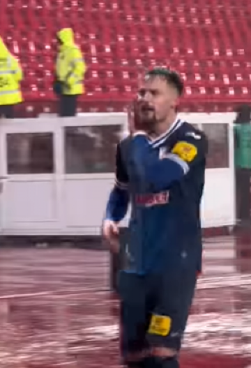 HEROJ VOJVODINE Srušio Zvezdu, nije slavio gol, a onda stavio prst na uvo (VIDEO)